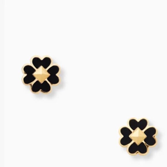 Kate Spade Earrings Spade & Stone Enamel Studs - Picture 3 of 7